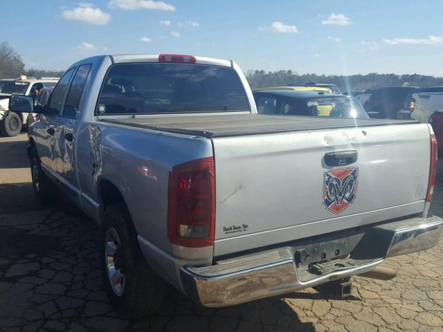 3D7KR28C35G845359 - 2005 DODGE RAM 2500 S SILVER photo 3