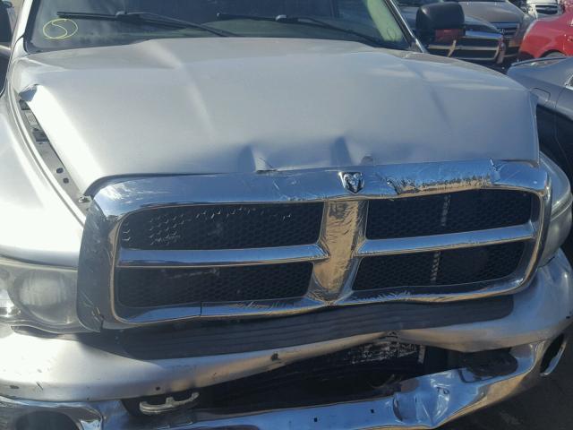 3D7KR28C35G845359 - 2005 DODGE RAM 2500 S SILVER photo 7