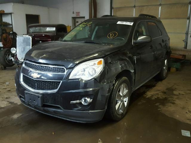 2GNALPEK4C6295637 - 2012 CHEVROLET EQUINOX LT BLACK photo 2