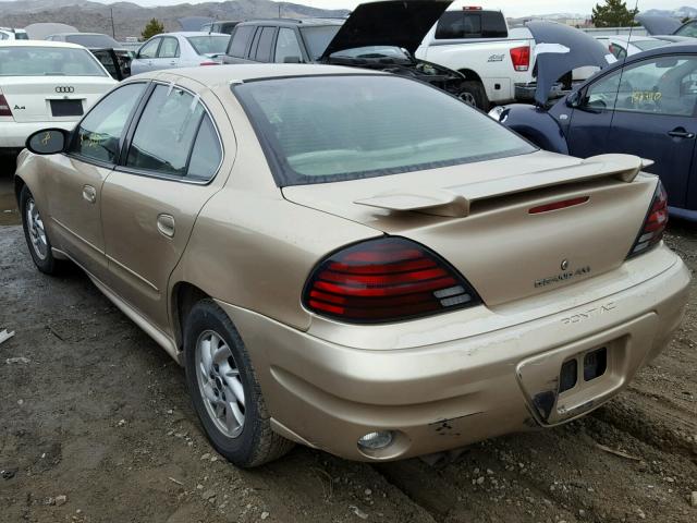 1G2NF52E13C254575 - 2003 PONTIAC GRAND AM S GOLD photo 3