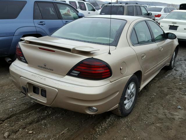 1G2NF52E13C254575 - 2003 PONTIAC GRAND AM S GOLD photo 4