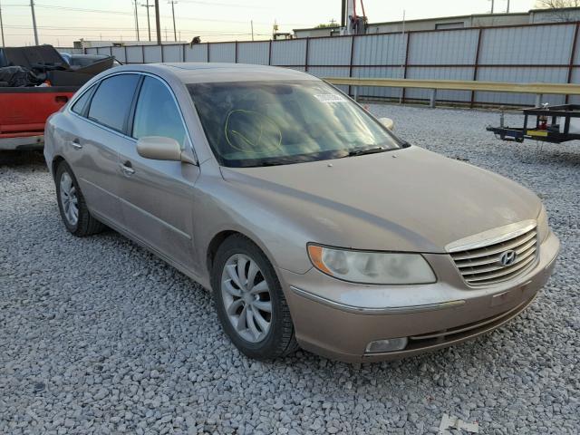 KMHFC46F27A210412 - 2007 HYUNDAI AZERA SE TAN photo 1