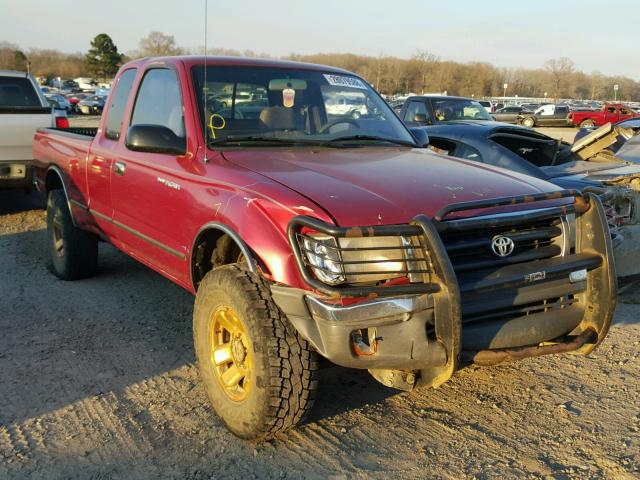 4TAWN72N5YZ656663 - 2000 TOYOTA TACOMA XTR RED photo 1