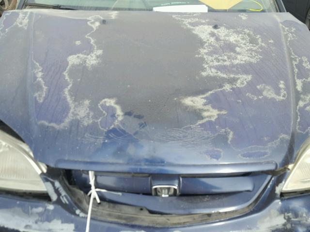 1HGEM21952L087075 - 2002 HONDA CIVIC EX Mavi foto 7