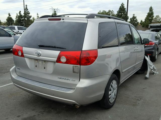 5TDZA23C26S391826 - 2006 TOYOTA SIENNA CE GOLD photo 4