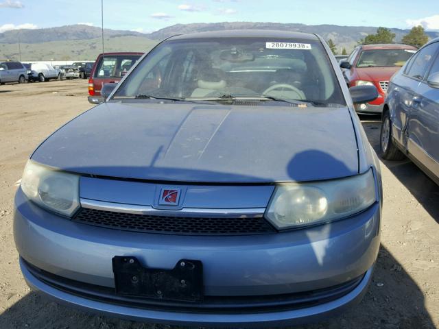 1G8AZ52F43Z137218 - 2003 SATURN ION LEVEL SILVER photo 9