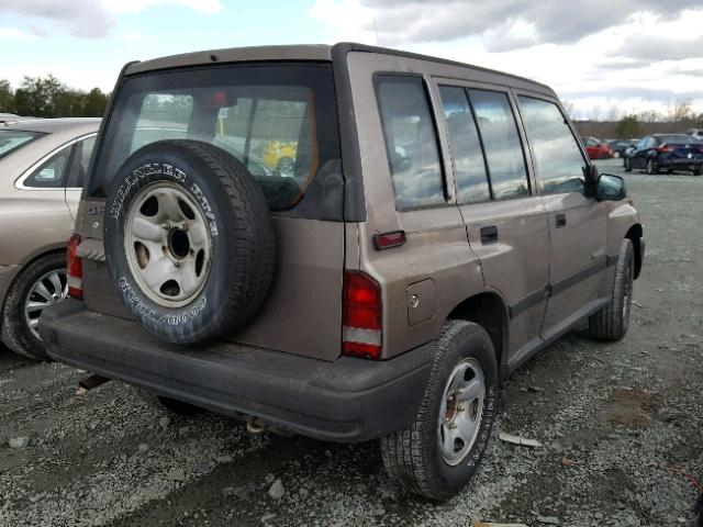 2CNBJ1364W6909091 - 1998 CHEVROLET TRACKER BROWN photo 4