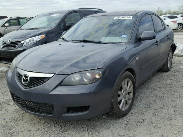 JM1BK323681825896 - 2008 MAZDA 3 S SILVER photo 2