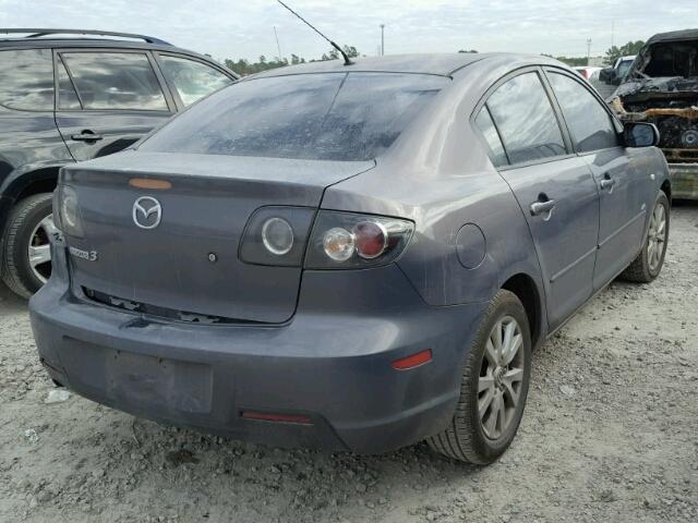 JM1BK323681825896 - 2008 MAZDA 3 S SILVER photo 4