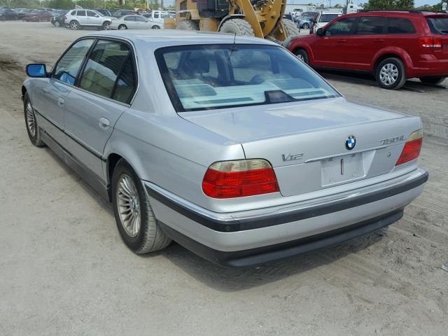 WBAGJ0330XDD73091 - 1999 BMW 750 IL SILVER photo 3