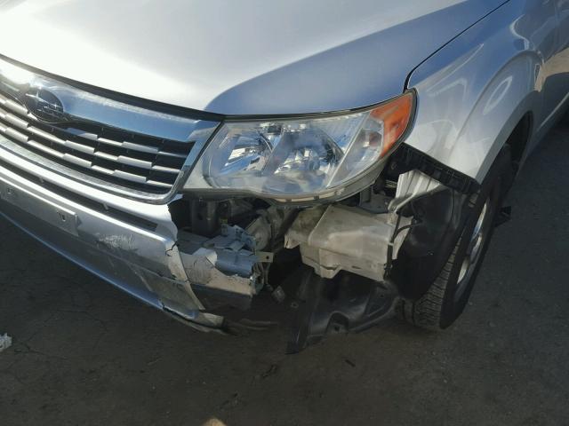 JF2SH61679H757274 - 2009 SUBARU FORESTER 2 SILVER photo 9