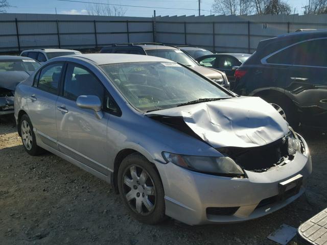 2HGFA1F54AH563471 - 2010 HONDA CIVIC LX SILVER photo 1