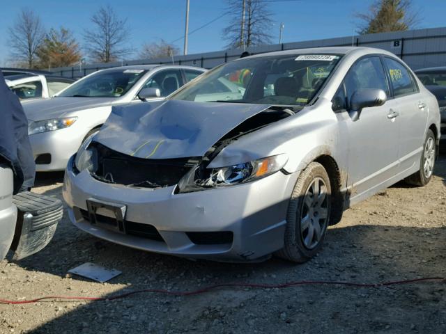 2HGFA1F54AH563471 - 2010 HONDA CIVIC LX SILVER photo 7