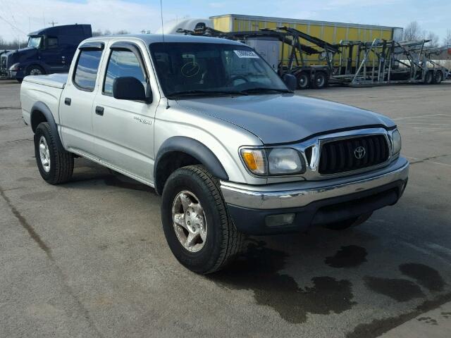 5TEHN72N53Z188539 - 2003 TOYOTA TACOMA DOU GRAY photo 1