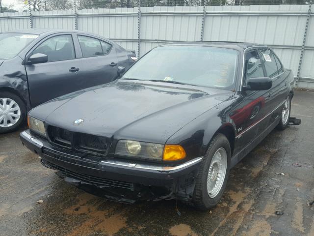 WBAGK2324VDH68341 - 1997 BMW 750 IL BLACK photo 2