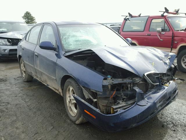 KMHDN45D53U549451 - 2003 HYUNDAI ELANTRA GL BLUE photo 1