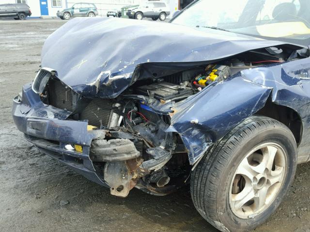 KMHDN45D53U549451 - 2003 HYUNDAI ELANTRA GL BLUE photo 9