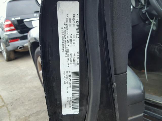 2B3KA43T19H632387 - 2009 DODGE CHARGER BLACK photo 10