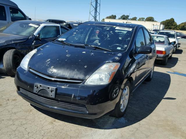 JTDKB20U067509278 - 2006 TOYOTA PRIUS BLACK photo 2