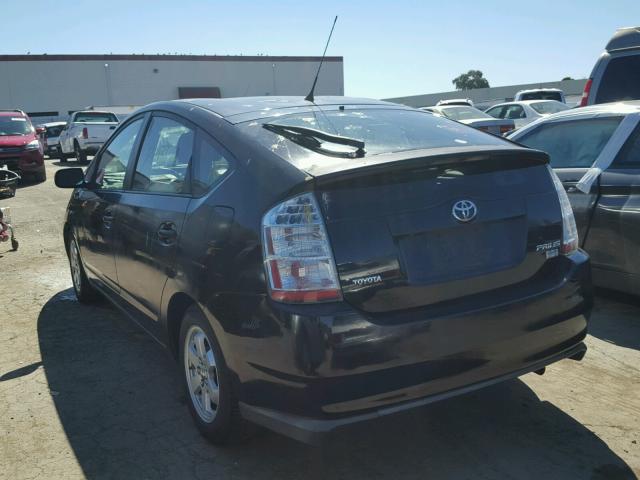 JTDKB20U067509278 - 2006 TOYOTA PRIUS BLACK photo 3