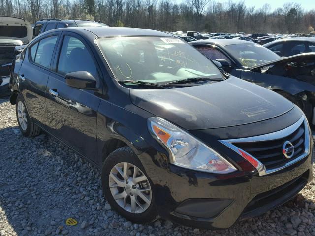 3N1CN7AP4FL856886 - 2015 NISSAN VERSA S BLACK photo 1