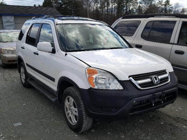 JHLRD78822C026019 - 2002 HONDA CR-V EX WHITE photo 1