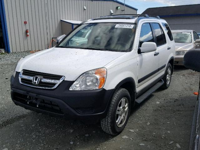 JHLRD78822C026019 - 2002 HONDA CR-V EX WHITE photo 2