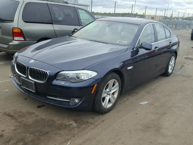 WBAXH5C52DDW14569 - 2013 BMW 528 XI BLUE photo 2