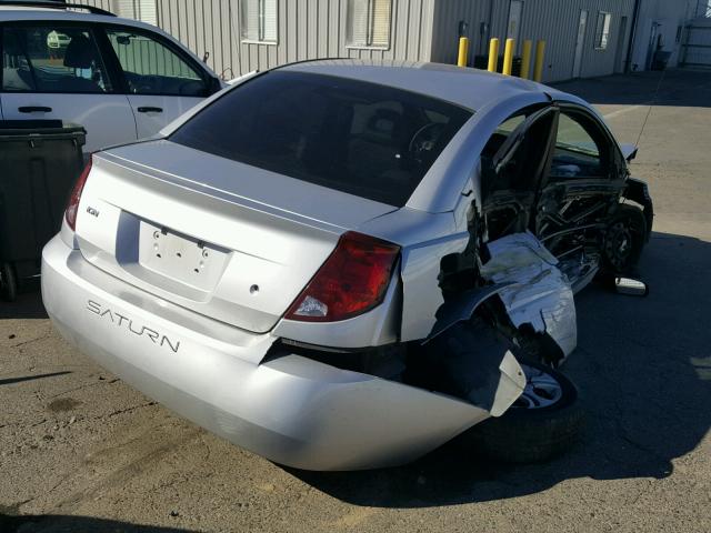 1G8AJ52F85Z142965 - 2005 SATURN ION LEVEL ვერცხლისფერი ფოტო 4