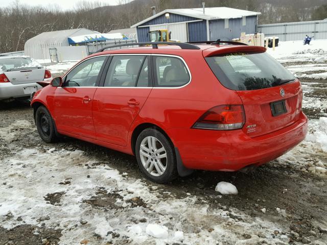 3VWPL7AJ8CM675244 - 2012 VOLKSWAGEN JETTA TDI RED photo 3