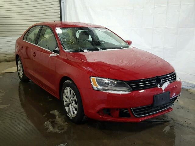 3VWDP7AJ7DM256794 - 2013 VOLKSWAGEN JETTA SE RED photo 1