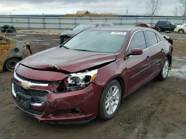 1G11C5SL3FF107641 - 2015 CHEVROLET MALIBU 1LT 栗色 照片 2