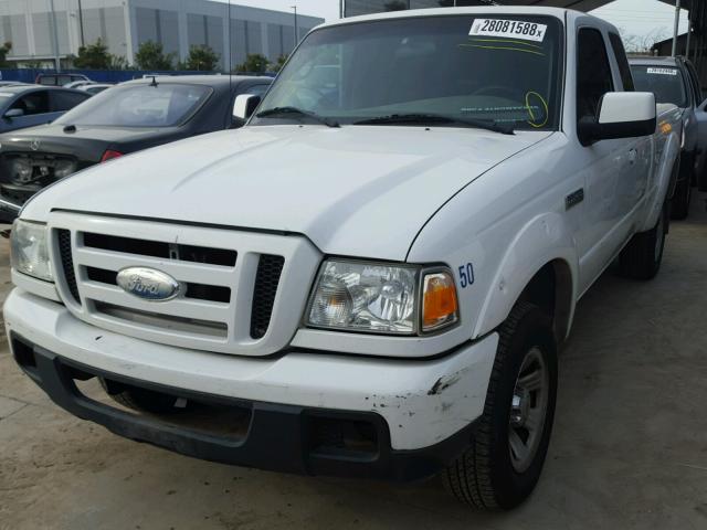 1FTYR44U27PA34522 - 2007 FORD RANGER SUP WHITE photo 2