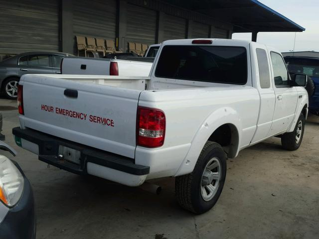 1FTYR44U27PA34522 - 2007 FORD RANGER SUP WHITE photo 4