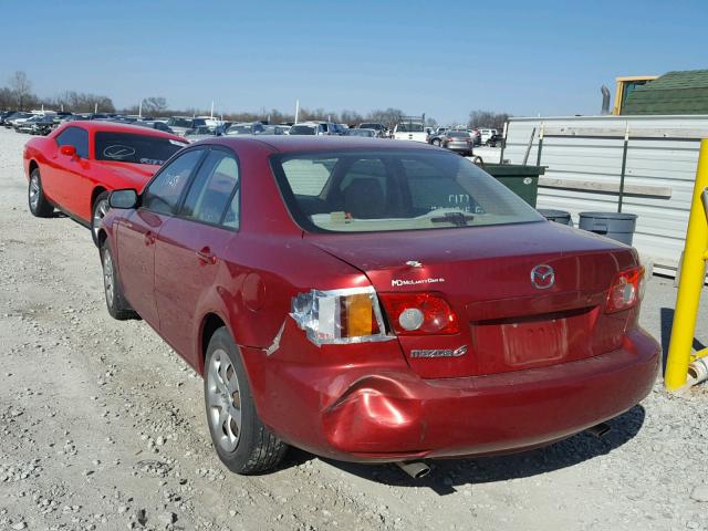 1YVFP80C135M05798 - 2003 MAZDA 6 I MAROON photo 3