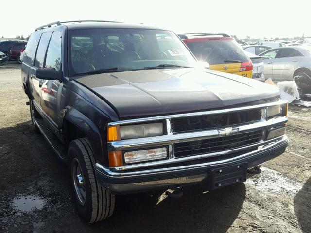 3GNGK26J7TG105405 - 1996 CHEVROLET SUBURBAN K BURGUNDY photo 1