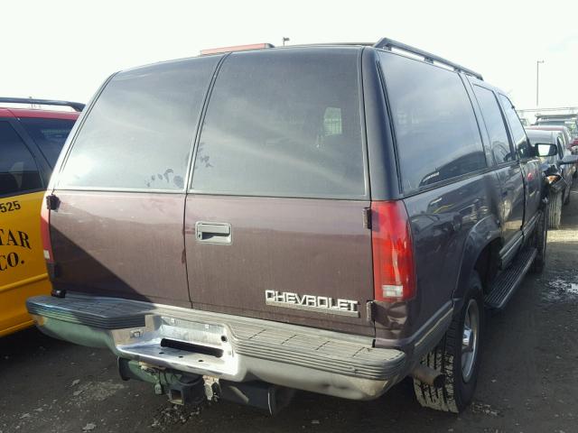 3GNGK26J7TG105405 - 1996 CHEVROLET SUBURBAN K BURGUNDY photo 4