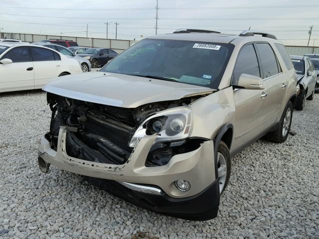 1GKER23747J152016 - 2007 GMC ACADIA SLT ოქროსფერი ფოტო 2