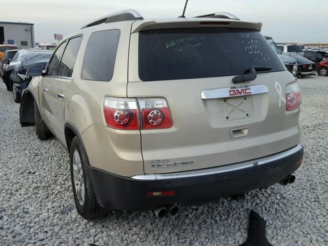1GKER23747J152016 - 2007 GMC ACADIA SLT ოქროსფერი ფოტო 3