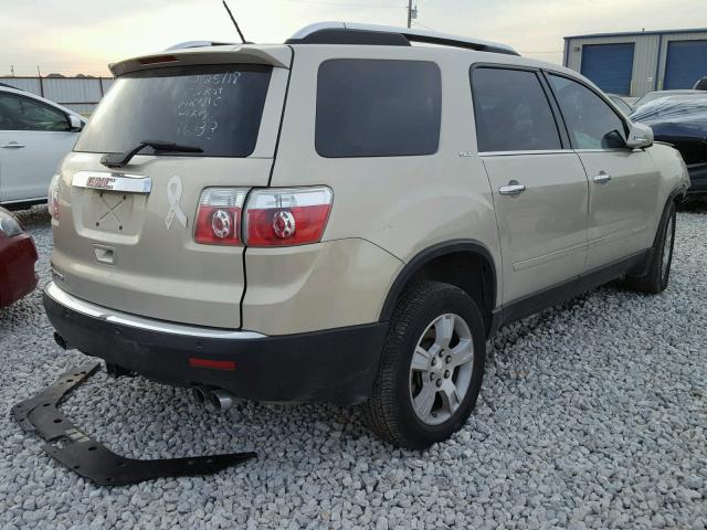 1GKER23747J152016 - 2007 GMC ACADIA SLT ოქროსფერი ფოტო 4