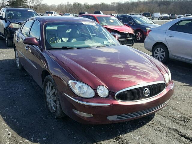 2G4WD582071241553 - 2007 BUICK LACROSSE C BURGUNDY photo 1