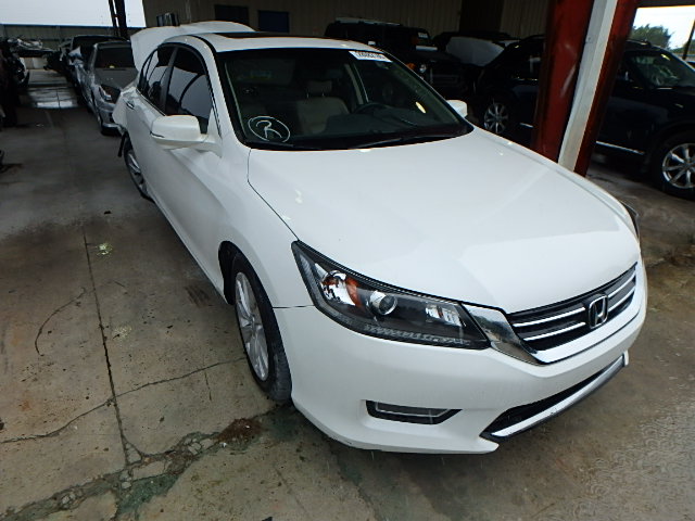 1HGCR2F84DA165871 - 2013 HONDA ACCORD EXL WHITE photo 1