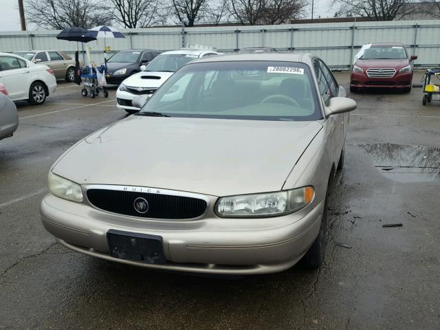 2G4WS52J311166358 - 2001 BUICK CENTURY CU TAN photo 2