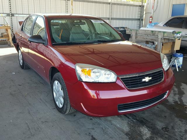 1G1ZS51F36F156730 - 2006 CHEVROLET MALIBU LS RED photo 1