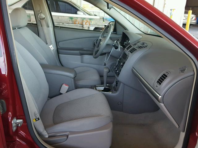 1G1ZS51F36F156730 - 2006 CHEVROLET MALIBU LS RED photo 5