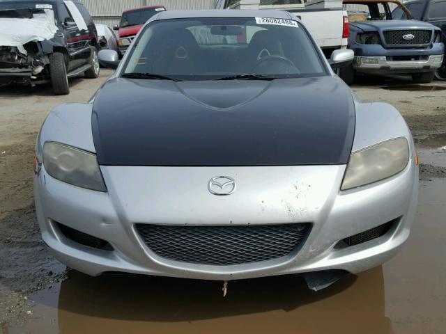 JM1FE173550151246 - 2005 MAZDA RX8 SILVER photo 9