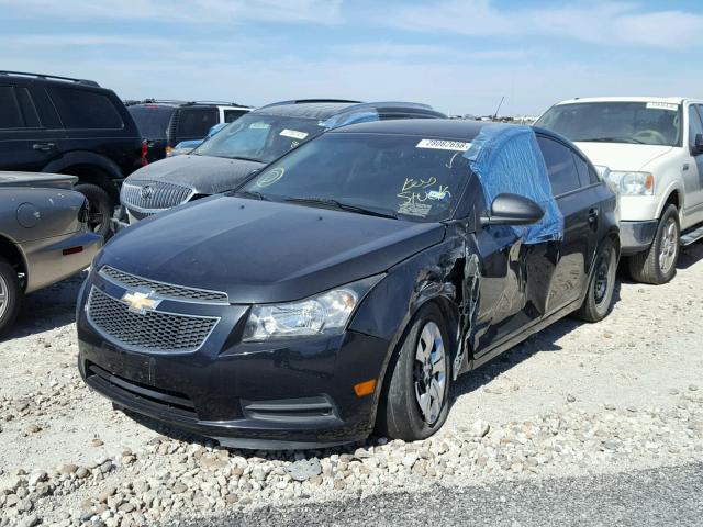 1G1PA5SH8D7285855 - 2013 CHEVROLET CRUZE LS BLACK photo 2