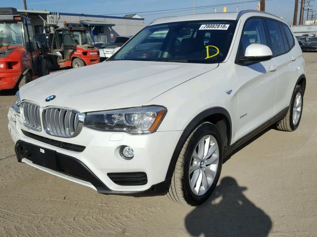 5UXWZ7C37H0X43117 - 2017 BMW X3 SDRIVE2 WHITE photo 2