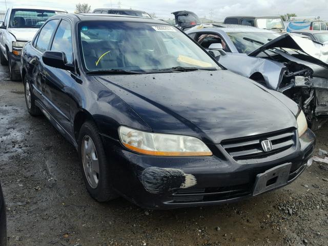 1HGCG16512A031676 - 2002 HONDA ACCORD EX BLACK photo 1