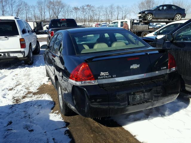 2G1WT57K691111782 - 2009 CHEVROLET IMPALA 1LT BLACK photo 3